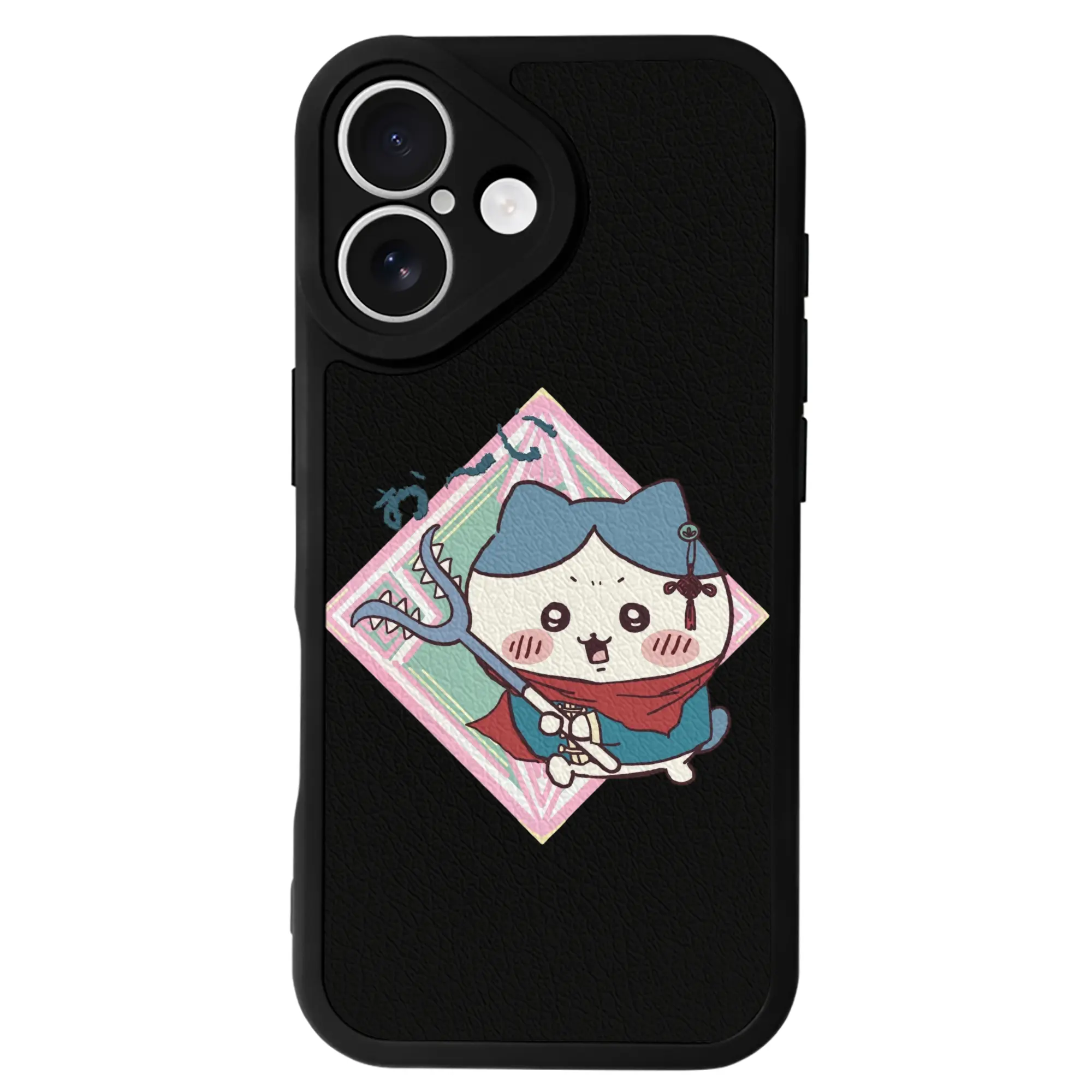 ちい が わ グッズ ハチワレ - IPhone 16シリーズ対応 ・ シリコンスマホケース ・ レザー調 ・ 高精度フィット ・ 耐衝撃 ・ ワイヤレス充電対応 ・ 精密カット